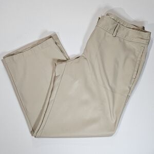 Izod XFG Golf Pants Womens‎ 10 Tan Khaki Ladies Minimalist Stretchy Activewear